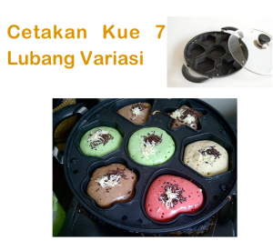 Jual Cetakan Kue 7 Lubang Variasi di Blitar