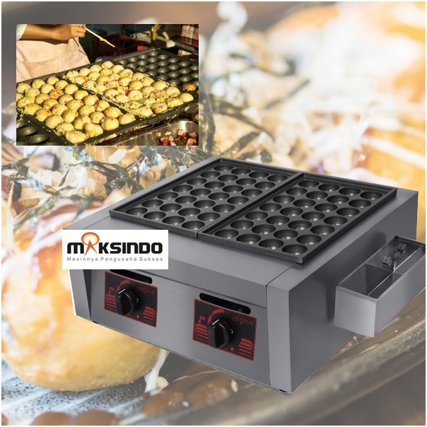 Mesin Takoyaki Gas (56 Lubang) 1 tokomesin blitar