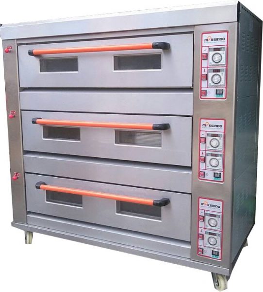 Jual Mesin Oven Roti Gas 3 Rak 9 Loyang (GO39) di Blitar