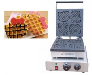 Mesin Waffle Bentuk Hello Kitty (Kitty2) 4 tokomesin blitar