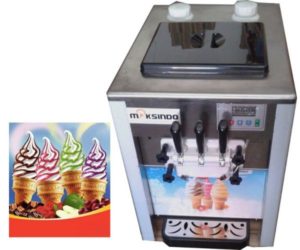 Mesin Es Krim Rainbow 3 Kran (ICM-919J) 1 tokomesin blitar