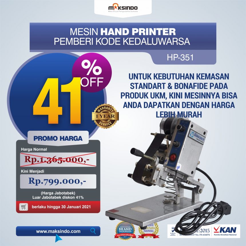 Jual Mesin Hand Printer (Pencetak Kedaluwarsa) di Blitar