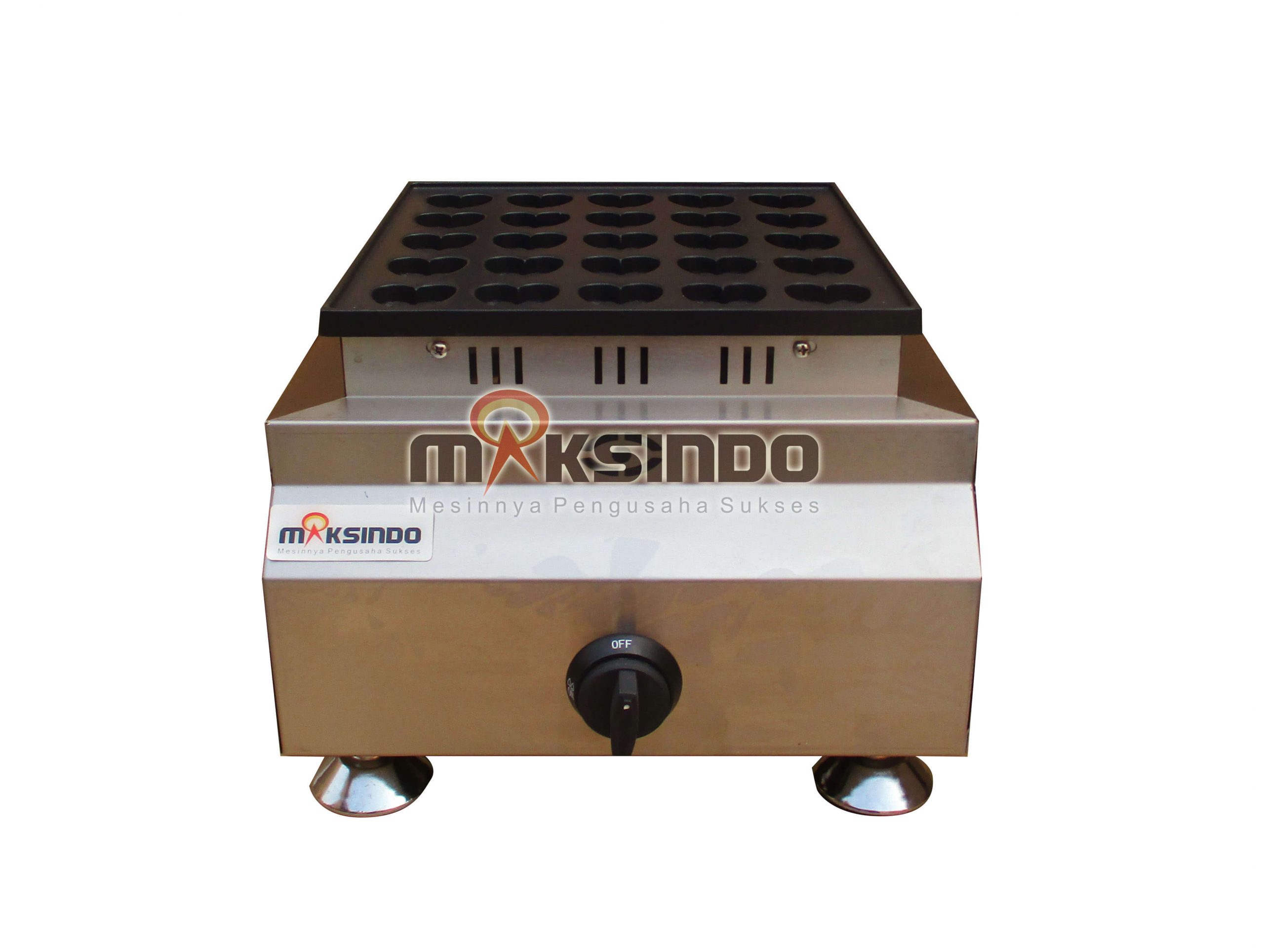 Jual Gas Waffle Bentuk Hati 25 Lubang MKS-HSW25G di Blitar