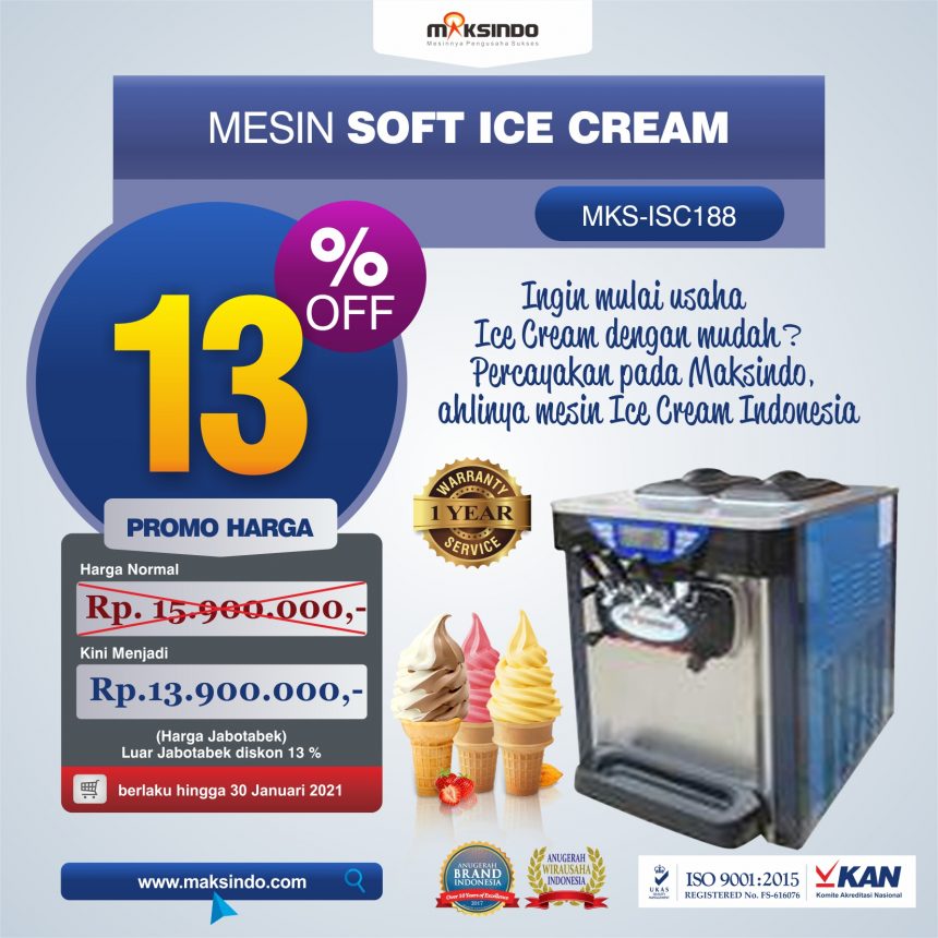 Jual Mesin Soft Ice Cream ISC-188 di Blitar